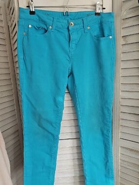 Bright Turquoise Skinny Jeans